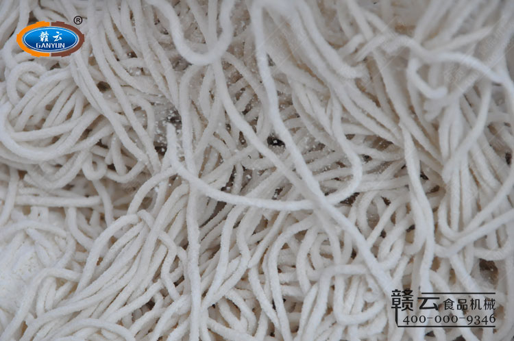 制作好的面條